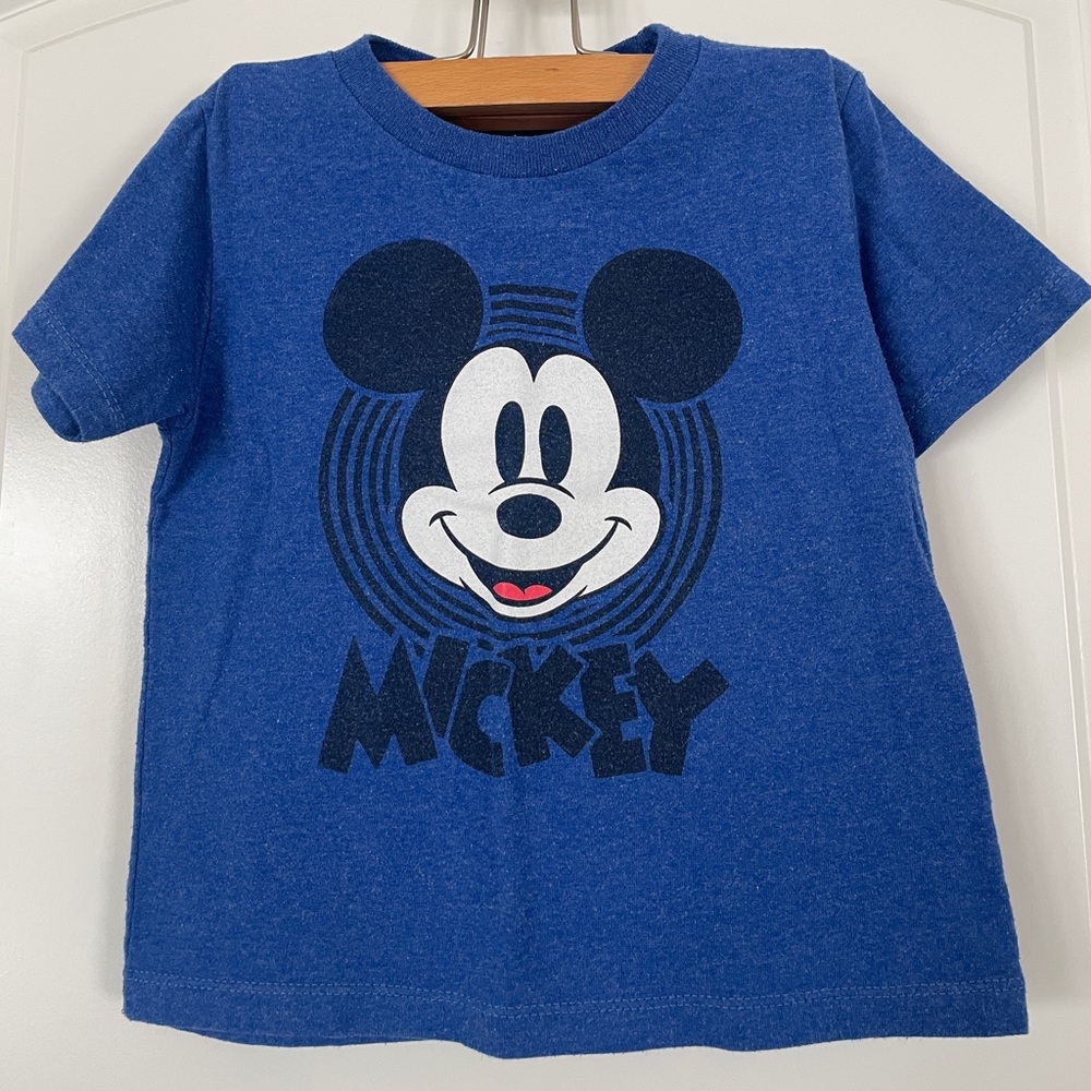 Disney Blue Mickey Mouse Kids Tee